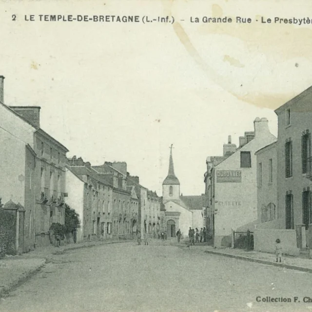 Carte Postale Le Temple Grande Rue